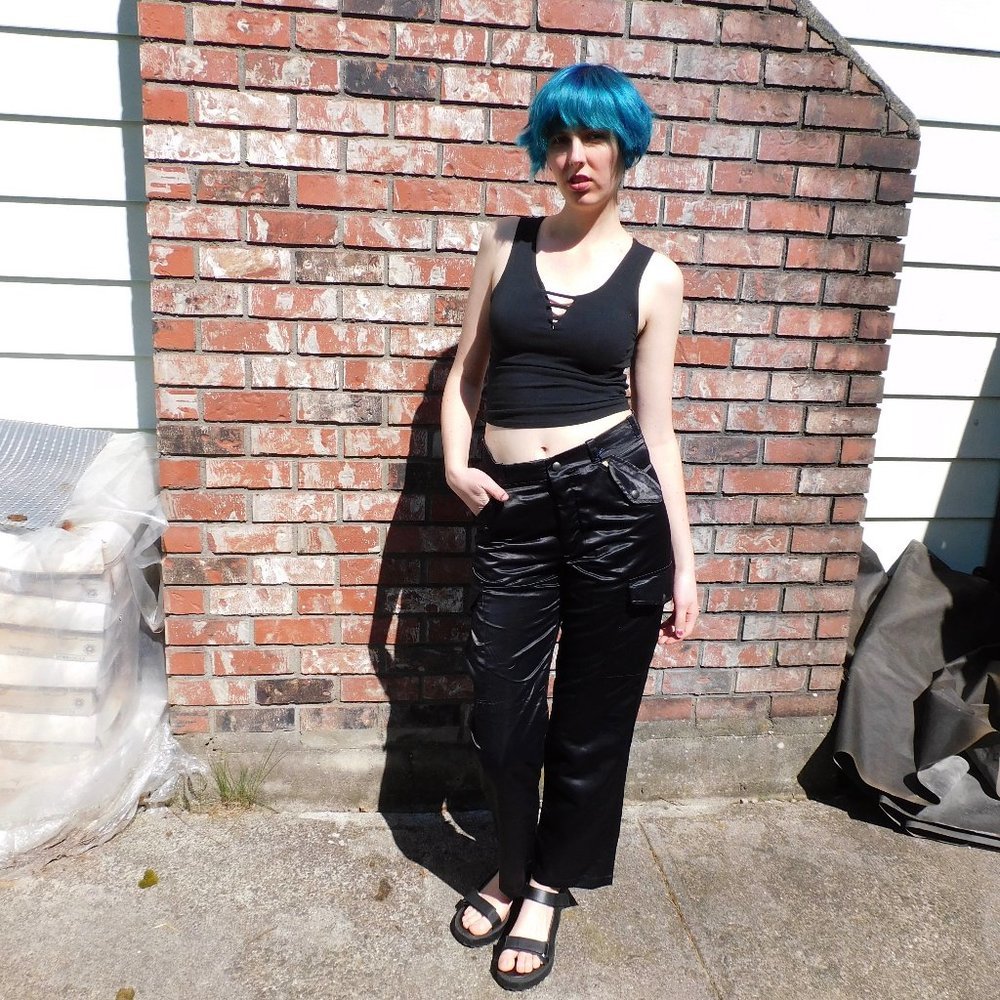 Satin pants
